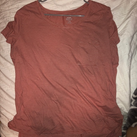 pink striped old navy tee - Picture 3 of 6
